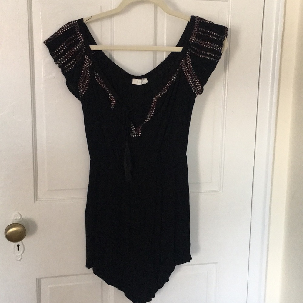 Lush embroidered romper